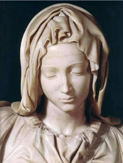 Дева Мария в скулптората Пиета