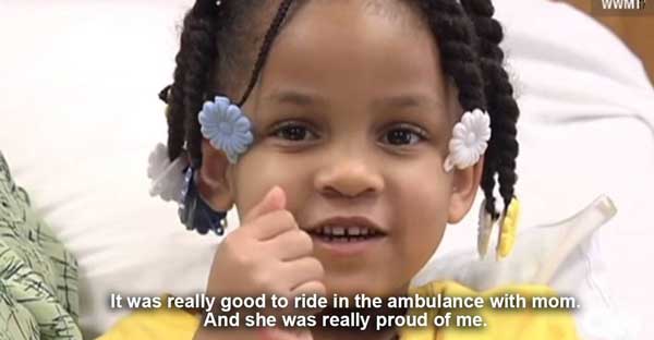 Тази история за четиригодишно момиченце спасила майка си в критичен