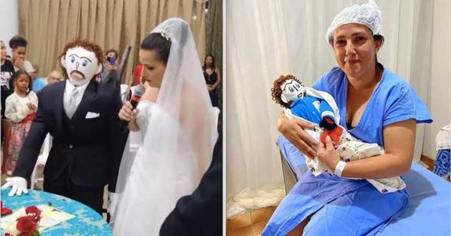 бразилка се омъжи за кукла