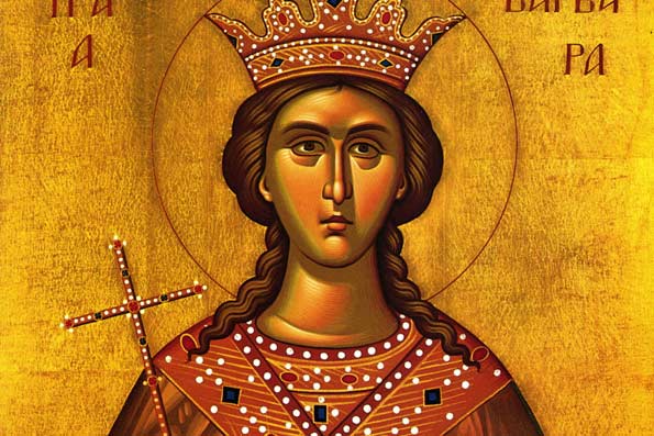 На 4 декември православният свят почита Света великомъченица Варвара и