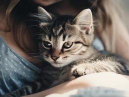 Ето какви са ползите от спането до котка