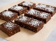 шоколадови барчета без печене
