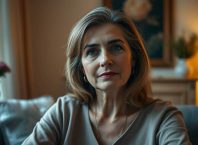 зряла жена в дома си