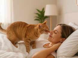 Защо котката ближе своя стопанин